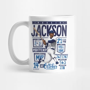 Reggie Jackson New York Y Stats Mug